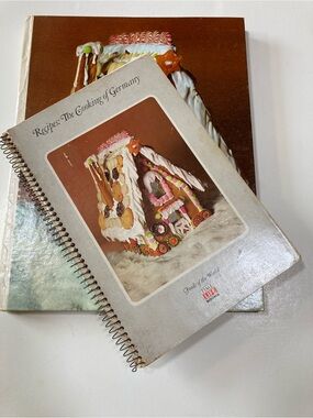 The Cooking of Germany Hardcover Book & Spiral Nika Hazelton Time Life Books '74